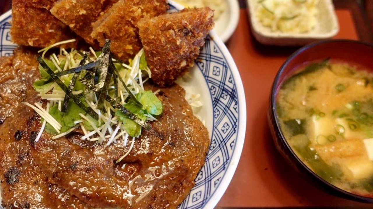 元六の鹿の肉を使ったジビエ料理「元鹿丼」