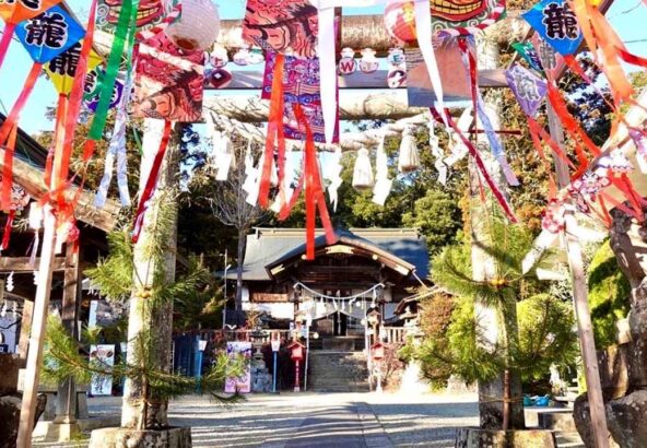 小鹿神社-ライダーの交通安全祈願-小鹿野町