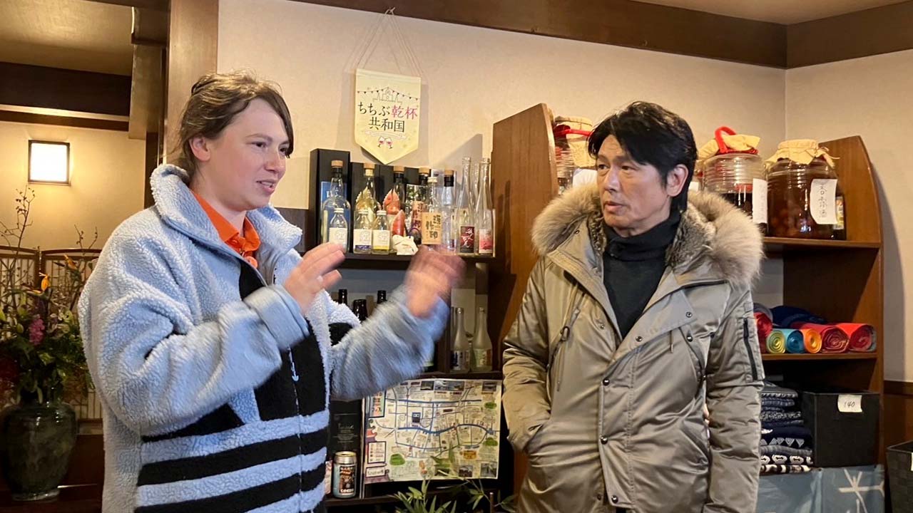 工藤エレナさんと高橋克典さん