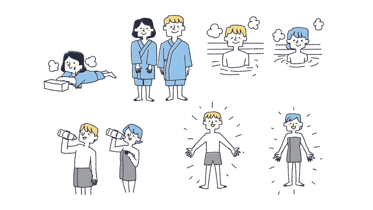 貸切風呂付き旅館で2人の時間を楽しむカップル